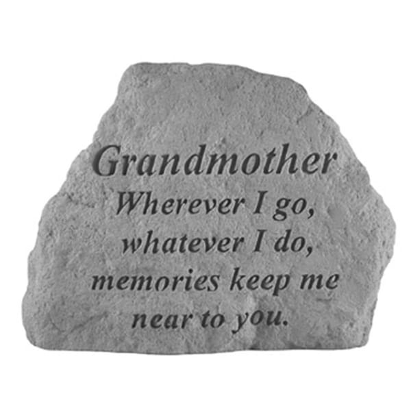 Kay Berry - Inc. Grandmother Wherever I Go-Whatever I Do - Memorial - 6.5 Inches x 4.75 Inches KA313364 - main